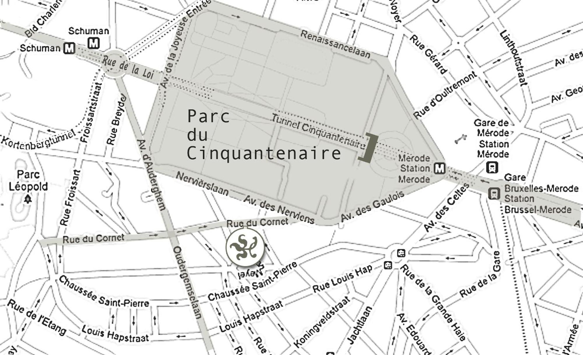B&B A Cote Du Cinquantenaire Etterbeek Eksteriør bilde